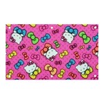 Hello Kitty, Cute, Pattern Banner and Sign 5  x 3  Front