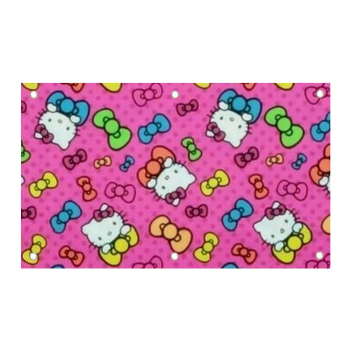 Hello Kitty, Cute, Pattern Banner and Sign 5  x 3 