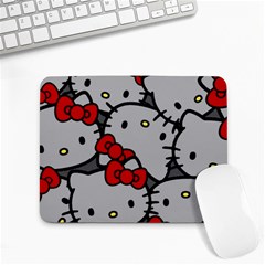 Hello Kitty, Pattern, Red Small Mousepad by nateshop