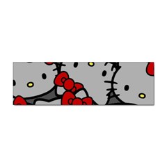 Hello Kitty, Pattern, Red Sticker (bumper) by nateshop