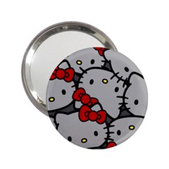 Hello Kitty, Pattern, Red 2 25  Handbag Mirrors by nateshop