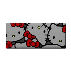 Hello Kitty, Pattern, Red Hand Towel