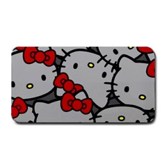 Hello Kitty, Pattern, Red Medium Bar Mat by nateshop