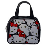 Hello Kitty, Pattern, Red Classic Handbag (Two Sides) Back