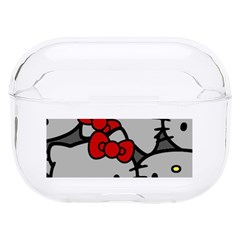 Hello Kitty, Pattern, Red Hard Pc Airpods Pro Case by nateshop