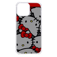 Hello Kitty, Pattern, Red Iphone 13 Pro Max Tpu Uv Print Case by nateshop