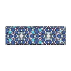 Islamic Ornament Texture, Texture With Stars, Blue Ornament Texture Sticker (bumper) by nateshop