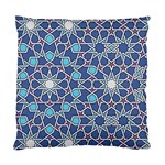 Islamic Ornament Texture, Texture With Stars, Blue Ornament Texture Standard Cushion Case (Two Sides) Front