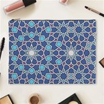 Islamic Ornament Texture, Texture With Stars, Blue Ornament Texture Cosmetic Bag (XL) Front