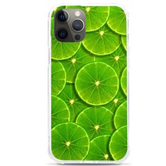 Lime Textures Macro, Tropical Fruits, Citrus Fruits, Green Lemon Texture Iphone 12 Pro Max Tpu Uv Print Case by nateshop