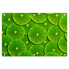 Lime Textures Macro, Tropical Fruits, Citrus Fruits, Green Lemon Texture Banner And Sign 6  X 4 