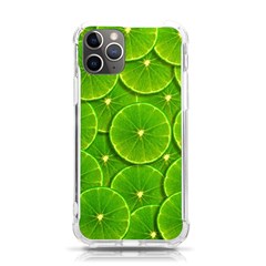 Lime Textures Macro, Tropical Fruits, Citrus Fruits, Green Lemon Texture Iphone 11 Pro 5 8 Inch Tpu Uv Print Case by nateshop