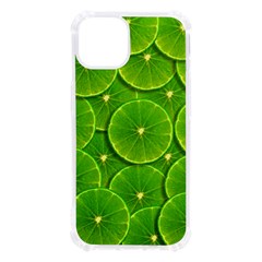 Lime Textures Macro, Tropical Fruits, Citrus Fruits, Green Lemon Texture Iphone 13 Tpu Uv Print Case by nateshop