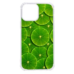 Lime Textures Macro, Tropical Fruits, Citrus Fruits, Green Lemon Texture Iphone 13 Pro Max Tpu Uv Print Case by nateshop