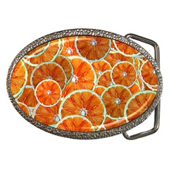 Oranges Patterns Tropical Fruits, Citrus Fruits Belt Buckles by nateshop