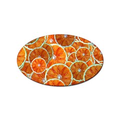 Oranges Patterns Tropical Fruits, Citrus Fruits Sticker Oval (100 Pack) by nateshop