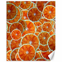 Oranges Patterns Tropical Fruits, Citrus Fruits Canvas 16  X 20  by nateshop