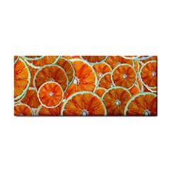 Oranges Patterns Tropical Fruits, Citrus Fruits Hand Towel by nateshop