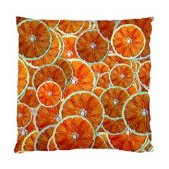 Oranges Patterns Tropical Fruits, Citrus Fruits Standard Cushion Case (one Side) by nateshop