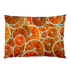 Oranges Patterns Tropical Fruits, Citrus Fruits Pillow Case by nateshop