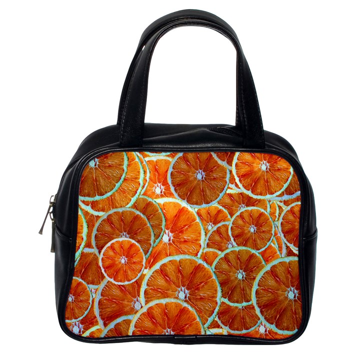 Oranges Patterns Tropical Fruits, Citrus Fruits Classic Handbag (One Side)