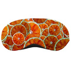 Oranges Patterns Tropical Fruits, Citrus Fruits Sleep Mask by nateshop