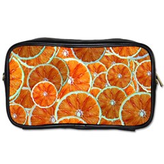 Oranges Patterns Tropical Fruits, Citrus Fruits Toiletries Bag (one Side) by nateshop