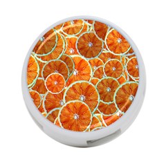 Oranges Patterns Tropical Fruits, Citrus Fruits 4-port Usb Hub (two Sides) by nateshop