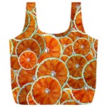 Oranges Patterns Tropical Fruits, Citrus Fruits Full Print Recycle Bag (XL) Front