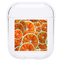 Oranges Patterns Tropical Fruits, Citrus Fruits Hard Pc Airpods 1/2 Case by nateshop