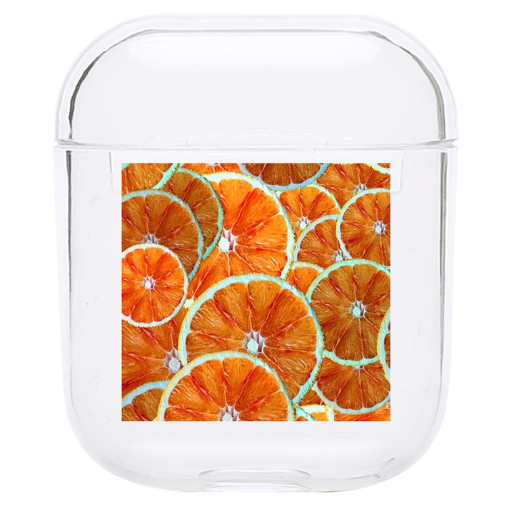 Oranges Patterns Tropical Fruits, Citrus Fruits Hard PC AirPods 1/2 Case