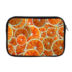 Oranges Patterns Tropical Fruits, Citrus Fruits Apple Macbook Pro 17  Zipper Case by nateshop