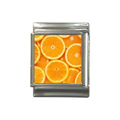 Oranges Textures, Close-up, Tropical Fruits, Citrus Fruits, Fruits Italian Charm (13mm) by nateshop