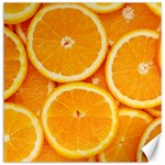 Oranges Textures, Close-up, Tropical Fruits, Citrus Fruits, Fruits Canvas 16  x 16  15.2 x15.41  Canvas - 1