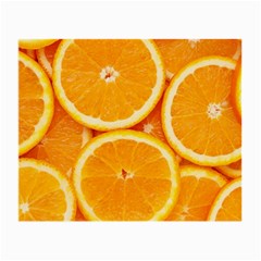 Oranges Textures, Close-up, Tropical Fruits, Citrus Fruits, Fruits Small Glasses Cloth (2 Sides) by nateshop