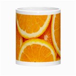 Oranges Textures, Close-up, Tropical Fruits, Citrus Fruits, Fruits Morph Mug Center