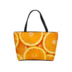 Oranges Textures, Close-up, Tropical Fruits, Citrus Fruits, Fruits Classic Shoulder Handbag by nateshop