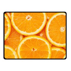 Oranges Textures, Close-up, Tropical Fruits, Citrus Fruits, Fruits Fleece Blanket (small) by nateshop