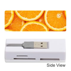 Oranges Textures, Close-up, Tropical Fruits, Citrus Fruits, Fruits Memory Card Reader (stick) by nateshop