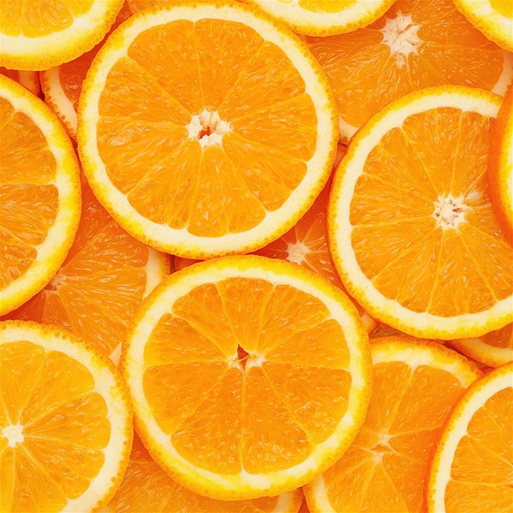 Oranges Textures, Close-up, Tropical Fruits, Citrus Fruits, Fruits Play Mat (Square)