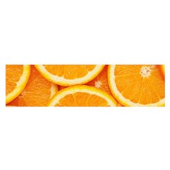 Oranges Textures, Close-up, Tropical Fruits, Citrus Fruits, Fruits Oblong Satin Scarf (16  X 60 ) by nateshop