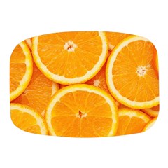 Oranges Textures, Close-up, Tropical Fruits, Citrus Fruits, Fruits Mini Square Pill Box by nateshop