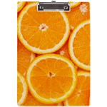 Oranges Textures, Close-up, Tropical Fruits, Citrus Fruits, Fruits A4 Acrylic Clipboard Front