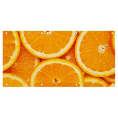 Oranges Textures, Close-up, Tropical Fruits, Citrus Fruits, Fruits Banner And Sign 8  X 4  by nateshop