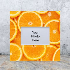 Oranges Textures, Close-up, Tropical Fruits, Citrus Fruits, Fruits White Box Photo Frame 4  X 6  by nateshop