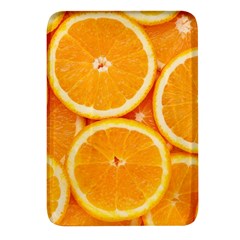 Oranges Textures, Close-up, Tropical Fruits, Citrus Fruits, Fruits Rectangular Glass Fridge Magnet (4 Pack) by nateshop