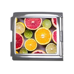 Oranges, Grapefruits, Lemons, Limes, Fruits Mega Link Italian Charm (18mm) by nateshop