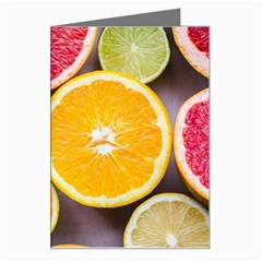 Oranges, Grapefruits, Lemons, Limes, Fruits Greeting Card by nateshop