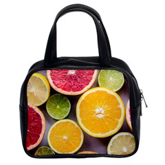 Oranges, Grapefruits, Lemons, Limes, Fruits Classic Handbag (two Sides) by nateshop