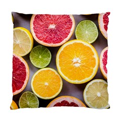 Oranges, Grapefruits, Lemons, Limes, Fruits Standard Cushion Case (one Side) by nateshop